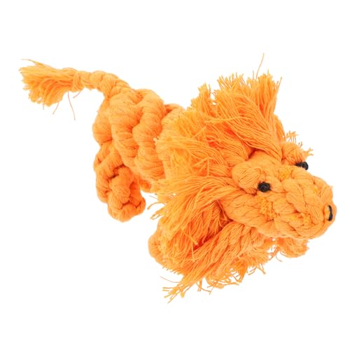 HOMOBABE Lion Shape Pet Molar Toy Interaktives Kauspielzeug Aus Baumwolle Für Welpen Zahnpflege Und Beschäftigung Fördert Gesundes Wachstum Und Spielvergnügen
