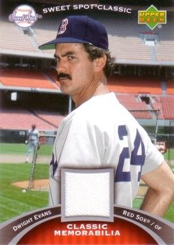 2007 Upper Deck Sweet Spot Classic Memorabilia #CM-EV Dwight Evans