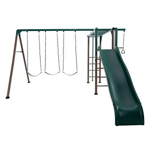 Lifetime 91028 Monkey Bar Adventure Swing Set - Earth Tone Colors #1