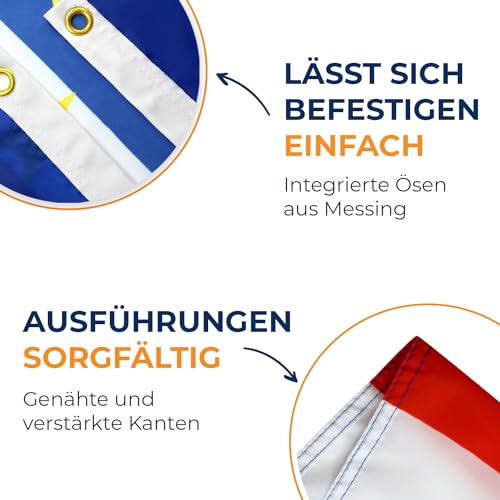 AZ FLAG - Flagge Kap Verde - 150x90 cm - Republik Cabo Verde Fahne 90 x 150 Cm Feiner Polyester - Flaggen