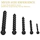 BDSMYEE Dilator Harnröhre Edelstahl hohl 5 Set, Harnröhren Dilatatoren Mann Penis Plugs, Hohler Silikon Penis Plug Harnröhren Dilatatoren Für Männer