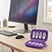 USB Flash Drive Organizer Case – Hard Shell Holder for 8 Thumb Drives & SD/Memory Cards – for SanDisk for Samsung - Storage for Students, Photographers & IT Pros– Travel & Office Use – Bag Only-Purple