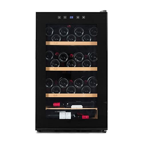 Weinkühlschrank für 48 Flaschen, Schwarz, CHR Pro – Vinobox – 126 Glasscheiben