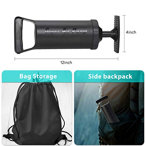 Hand Pump Double Quick Air Pump for Inflatable, Hand Held Air Pump