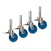Produktbild Krause 714169 Fahrrollensatz 4 Stck., Ø 125 mm