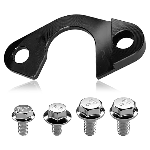 JYIS Billet Oil Pump Pickup Tube Girdle Brace, Aluminum Oil Pickup Tube Compatible with GM Chevy LS Series Engines GEN III IV LS1 LS2 LS3 LS6 L59 LH6 LQ9 L92 L76 LY2 Hold Down Support