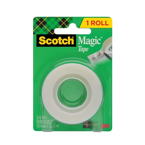 Scotch Magic Tape, 1 Roll, Numerous Applications,...
