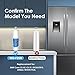Waterdrop Refrigerator Water Filter, Replacement for Bosch® 640565, Whirlpool® WHKF-R-PLUS, EVOLFLTR10, 3M® Cuno CS-52, CS-51, W1085590, 51000, 3 Filters