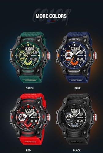 Image of Gosasa Men's Watches Multi Function Military S-Shock Sports Watch LED Digital Waterproof Alarm Watches