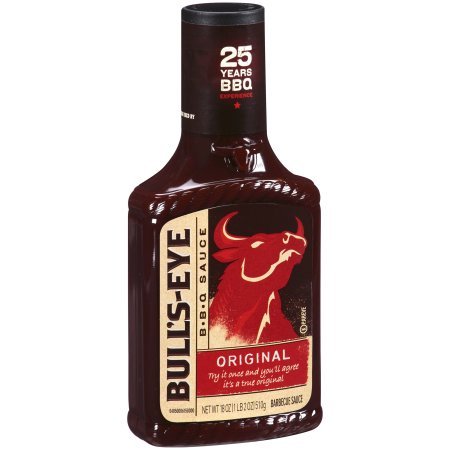 Bulls Eye BBQ Sauce, Original, 18 Ounce (Pack of 30)