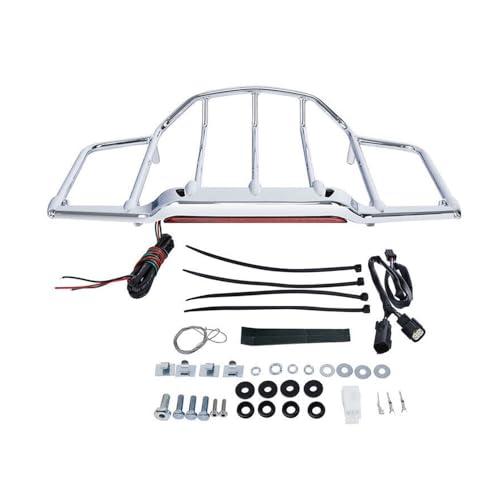 Porte-bagages support bagages arrière avec éclairage moto Touring Street Glide 2014-2024