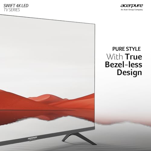 Image of Acerpure 109 cm (43 inch) Swift Series UHD LED Smart Google TV AP43UG51ASFTD Model (Black)