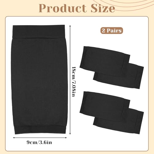 2 Paar Unterarm Tätowierung Abdeckung Armsleeve Tattoo Abdeckung Sportärmel Tattoo Schutz Arm Unterarm-Tattoo-Abdeckungen Atmungsaktiv zum Abdecken von Tattoos und Sonnenschutz für Männer und Frauen