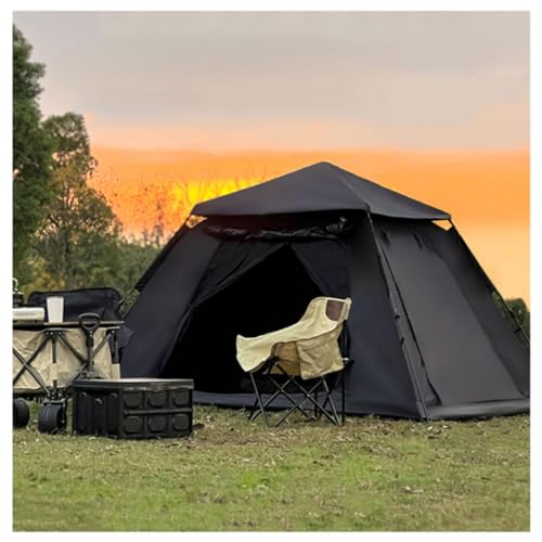 Tente de camping 4 personnes imperméable 5000 mm avec véranda pour vos randonnées