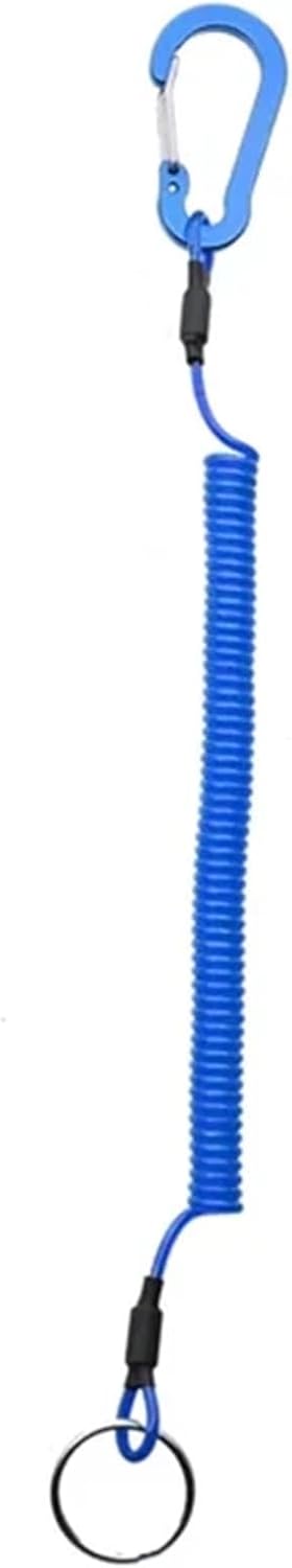 Fishing Lanyard 30 PCS Key Lanyard Fishing Missed Rope Koord Chain Elastic Coil Stretch Tether Fashion Wire for Pliers Boating Tools