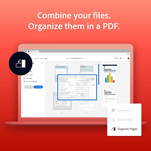 Image of Adobe Acrobat PDF Pack | 12-Month Access to Online PDF and E-Sign Tools, Non-Renewal | Web-browser based[Online Code]
