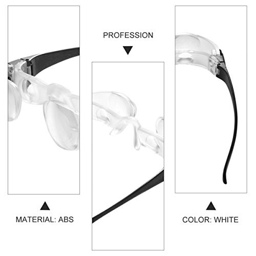 Clispeed - Occhiali con lente d'ingrandimento per