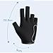litianslbg Billiards Glove 3 Fingers Pool Cue Gloves for Men and Women,Snooker Cue Gloves Sport Glove for Left Hand, Breathable