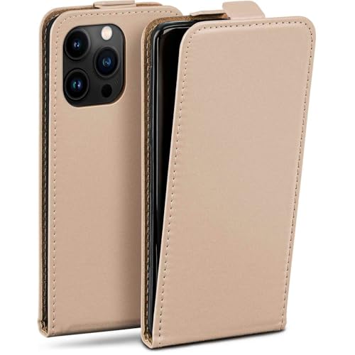Étui protection iPhone 16 Pro Max moex évitez les bris d'écran avec le rabat taupe