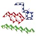 Neliblu Sensory Fidget Snake Cube Twist Puzzles - Stocking Stuffers - Bulk Pack of 3 Assorted Colors
