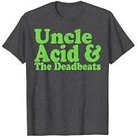 Uncle Acid The Deadbeats Camiseta, Hombre, Jaspeado Oscuro, L
