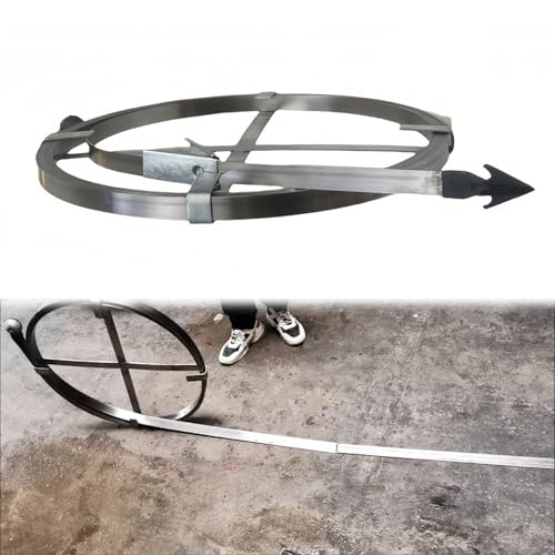 MLYAYE Herramienta Profesional de Drenaje para desatascar Serpientes de plomería con Potente Cabezal de Impacto, 5 10 15 20 25 30 m de Largo(W 3cm/1.2in,L 30m/98.4ft)