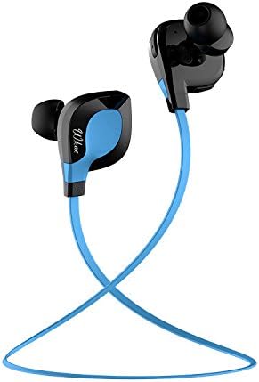 Wkae & reg; Wkae 501 Bluetooth 4.1 wireless Jogger Stereo, Correre, Calling Sport cuffie auricolari con microfono a mani libere, APTX per iPhone 7 Plus, 6 6s plus, Huawei Mate 9 P9 Lite, OPPO R9 r9s, Samsung Galaxy S7 bordo ed altri telefoni cellulari Android(blu)