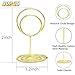 30Pcs Table Number Holders,Wire Place Card Holder Table Sign Holder Name Menu Clips,Picture Stands Photo Stands for Wedding Centerpieces Birthday Party(Gold)