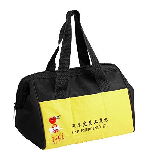 Kit de Emergencia para Auto Bolsa Nylon Negro Amarillo miniatura 1