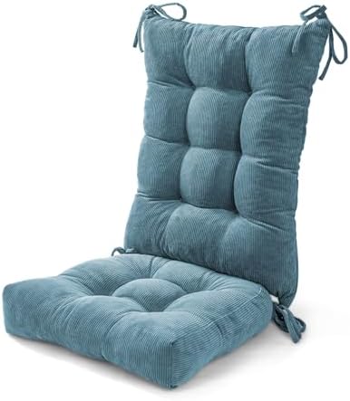 Rocking Chair Cushion, Non-Slip Comfortable Rocking Chair Cushions Indoor Tufted Seat and Back Cushion Set for Balcony Nursery Patio