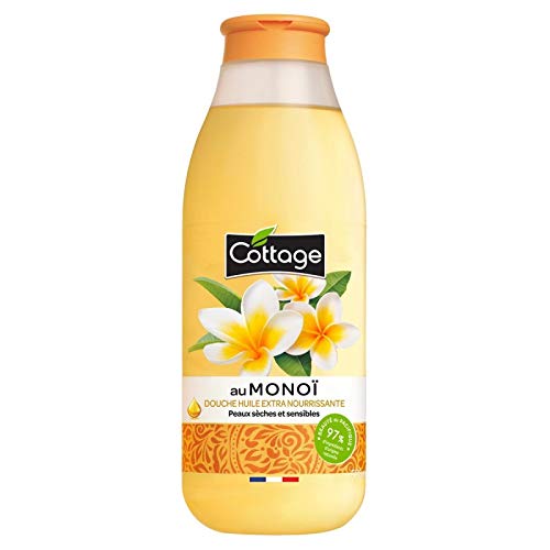 COTTAGE - Douche Huile Extra Nourrissante Au Monoï 560Ml - le Lot De 3
