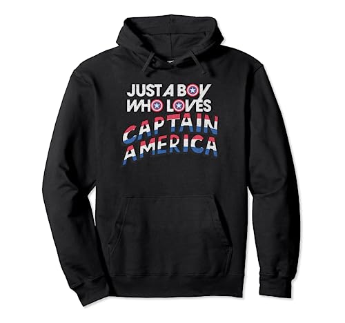 Sweat Captain America confortable et résistant pour enfant actif