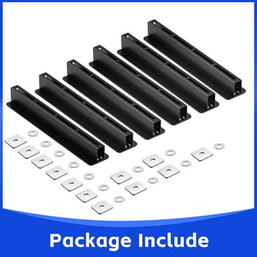 Miniatura 7 de Fixirons Paquete De 6 Estantes De Almacenamiento Superiores, Estantes De Techo Para Organización De Contenedores De Utilidad, Estante De Almacenamiento De Techo Resistente Para Almacenamiento De
