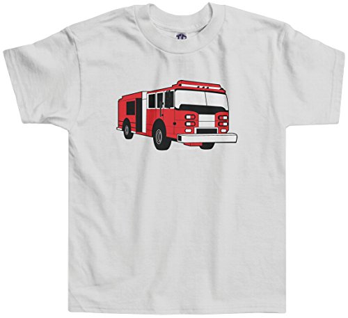 Threadrock Little Boys' Fire Truck Toddler T-Shirt