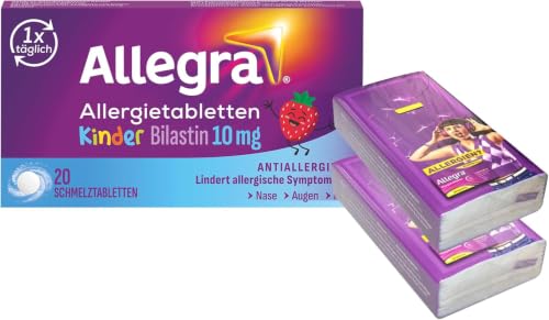 Allegra® Kinder 10 mg Schmelztabletten 20 Stk - mit 2