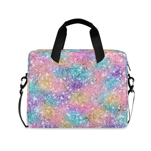 Maletín para portátil con lentejuelas coloridas 13-15.6 pulg miniatura 1