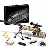 Building Blocks Playset,DIY Assembling Stacking Blocks Gun Toy,Toys M24 Sniper Rifle Model Building Kits,Moc Construction Toys for Kids & Adults-for Gifts,Collectible,Decoration,Game(1086 Pcs)