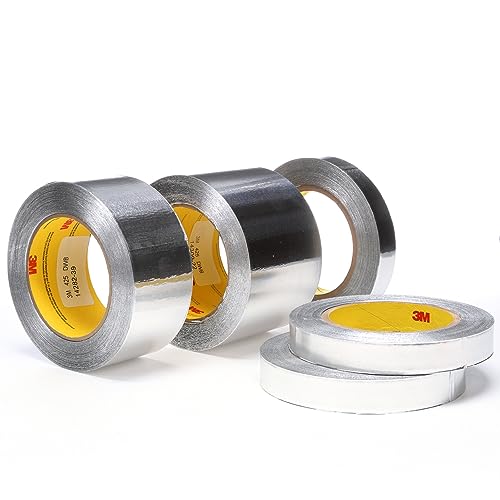 Image of 3M Aluminum Foil Tape 425, Silver, 25 mm x 55 m, 4.6 mil