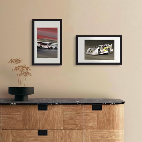 upsimples 8.5x14 Picture Frame,Display Pictures 7x10 with Mat or 8.5 x 14 Without, Wall Hanging License Frames, Black, 1 Pack