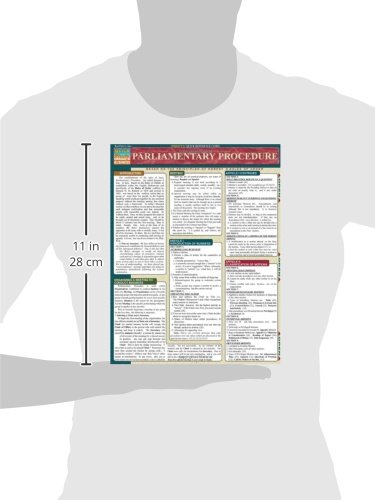 Quickstudy 9781572226388 Parliamentary Procedure Quickstudy Laminated Reference Guide thumb #3