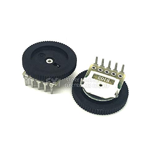 10pcs Double Gear Tuning Potentiometer B503 50K 5Pin 162mm Dial