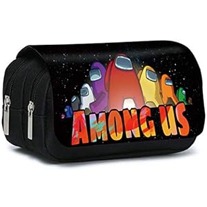Among Us Etui, 3D-print, grote capaciteit, potlodenetui, potlodenetui, pennenzak, duurzaam, studenten schrijfwaren