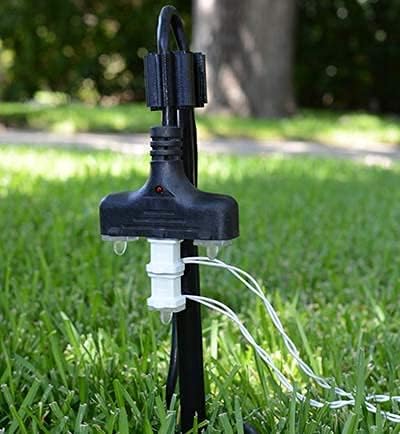 Miniatura 3 de (Orig Inventor & U.S. Mfr) (50) Juntas de cable de extensión impermeables Rain Block - Junta de cable de extensión y luz de Navidad Junta resistente