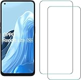 Cracksin 2 Stück Panzer Schutz Glas für OPPO Reno 8 Lite Schutzfolie, 9H Festigkeit Folie, kratzfrei, Anti-Öl Glas, Anti-Bläschen, HD Bildschirmschutz