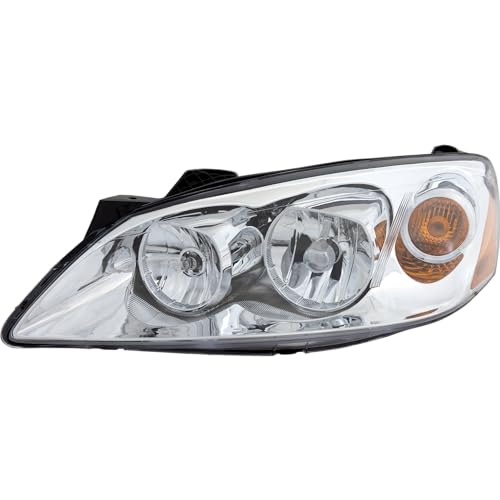 Evan Fischer Driver Side Headlight for Pontiac G6 2005-2010 Halogen With bulb(s) Sedan, For Models Without CTF Package Replaces# 20821143
