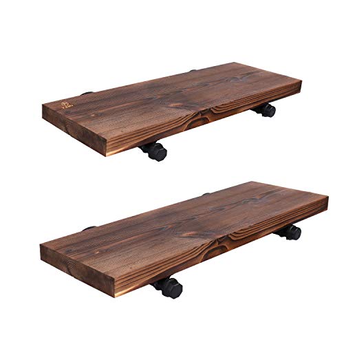 Buy Industrial Pipe Shelves with Pine Wood Planks,Bathroom Shelves Over