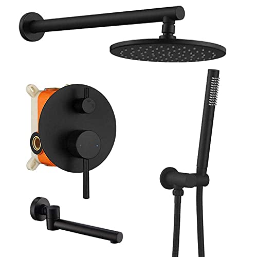 Mélangeur de pluie ensemble de douche avec jet enveloppant et commande intuitive