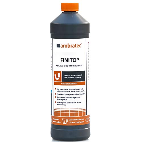 Preisvergleich Produktbild Ambratec Finito Abflussreiniger Verstopfung Haare Fette Entfernen