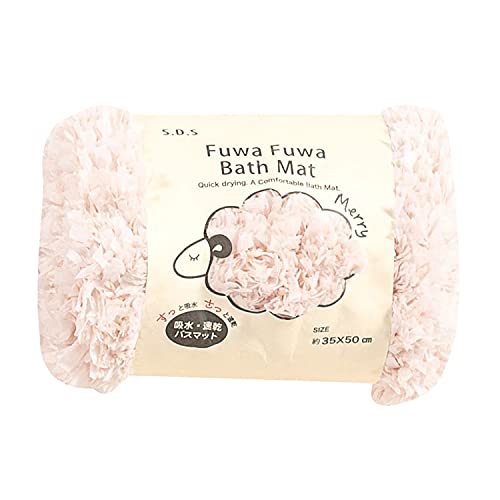 センコー S.D.S メリー バスマット 約35×50cm ピンク 吸水 速乾 ふわふわ 65330