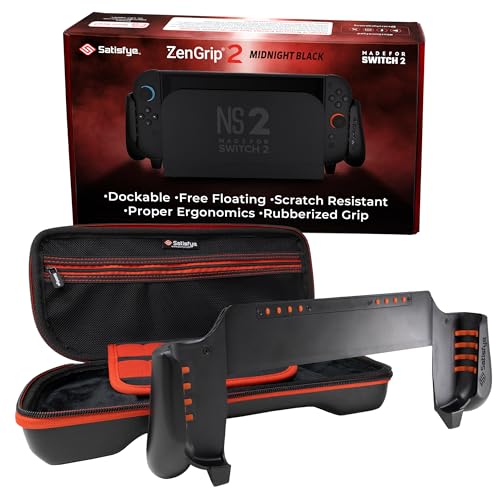Image of Satisfye - ZenGrip 2 Slim Bundle, Accessories Compatible with Nintendo Switch 2 - The Bundle includes: ZenGrip 2, Slim Case (Fits Switch 2 only)